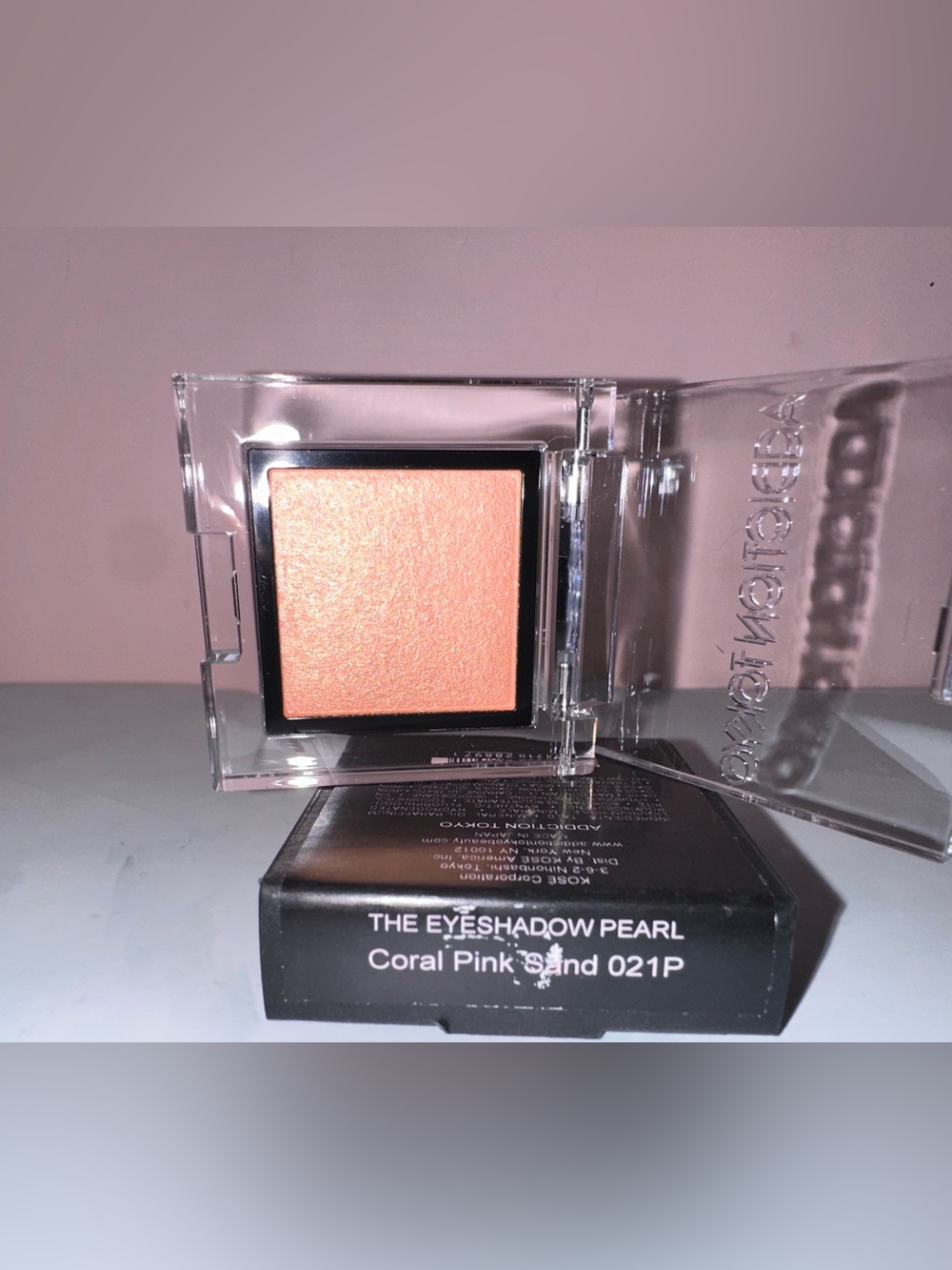 Addiction Coral Pink Pearl Eyeshadow